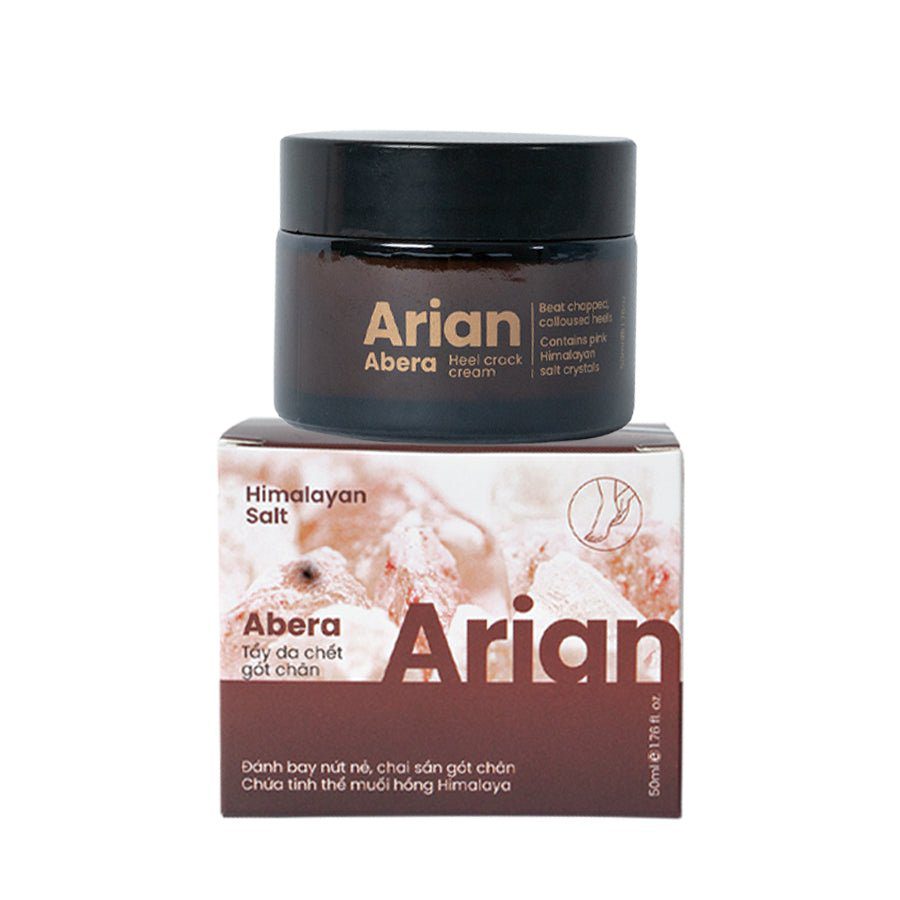 Arian Abera Foot Scrub – Foot Bath, Exfoliating and Removing Dead Cells & Damaged Skin, Cracked Heel Repair