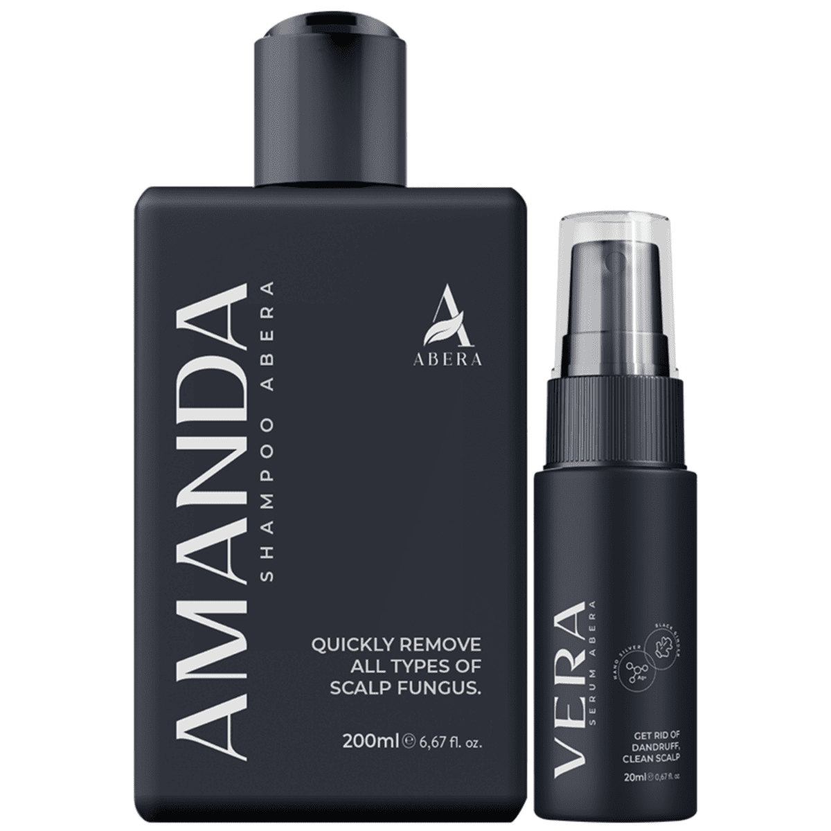 Abera Amanda Shampoo & Vera Abera Hair Serum – Preventing the growth of dandruff, reducing hair loss and anti-inflammatory scalp