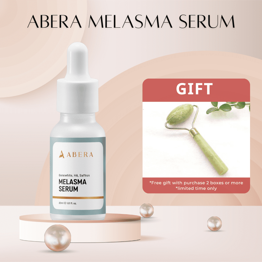 Abera Melasma Serum QH + GIFT Massage Facial Roller For Face