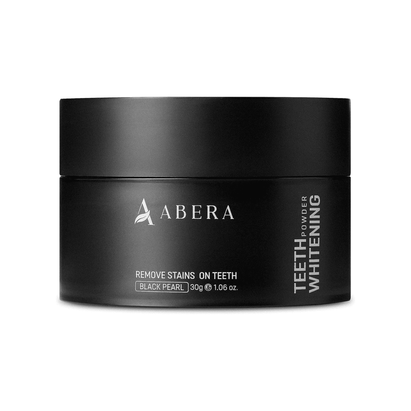 ABERA Teeth Whitening Black Pearl Powder – Oral Care, Effectively Reduce Stains, Protect Teeth Enamel, Whiten Teeth for A Bright Smile – 1.06 oz