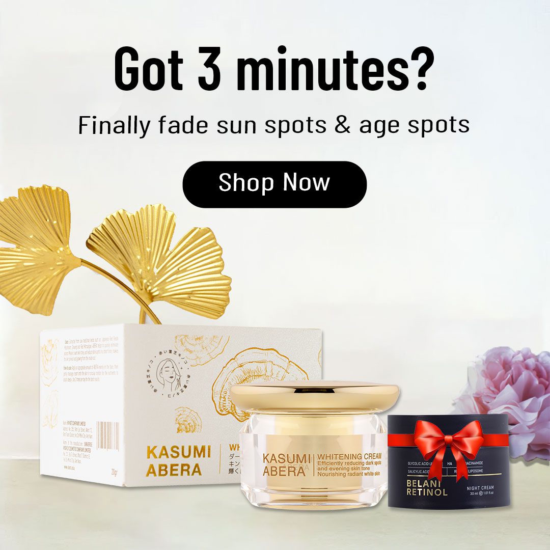 Combo Kasumi Abera Whitening Cream and FREE GIFT Belani Retinol – ABERA