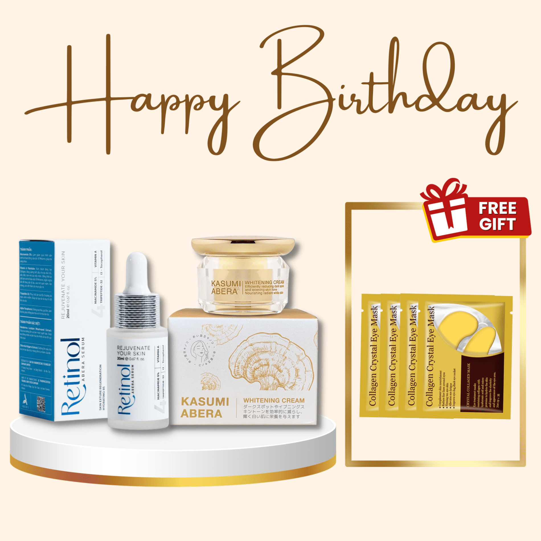 [Birthday Sale 70%] COMBO Melasma Cream + Retinol Serum – Official